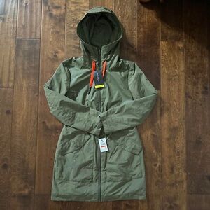 ANDREW MARC NY Long Rain Coat XS